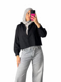 Premium Cropped Cotton Linen Shirt for Women | Larin Moda